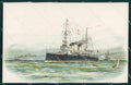 Nave Bouvet France Caule Art Nouveau cartolina postcard MT7459 – fronte