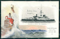 La Spezia Lega Navale Nave Re Umberto Art Nouveau cartolina postcard MT7493 – fronte