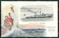 La Spezia Lega Navale Nave Sardegna Art Nouveau cartolina postcard MT7494 – fronte