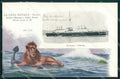 La Spezia Lega Navale Nave Italia Art Nouveau cartolina postcard MT7500 – fronte