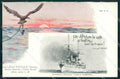La Spezia Lega Navale Nave Carlo Alberto Art Nouveau cartolina postcard MT7502 – fronte