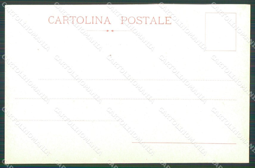 La Spezia Lega Navale Nave Fieramosca Art Nouveau cartolina postcard MT7503 – retro