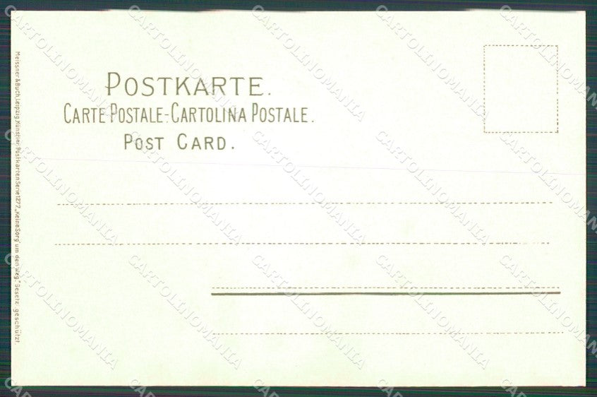 Meissner & Buch Serie 1277 Landscape Art Nouveau cartolina postcard MT7566 – retro