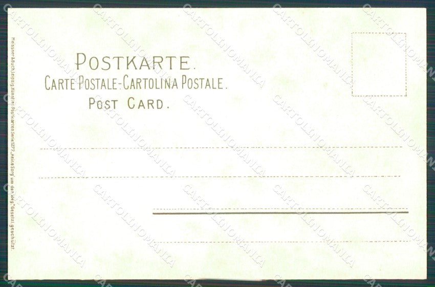 Meissner & Buch Serie 1277 Landscape Art Nouveau cartolina postcard MT7569 – retro