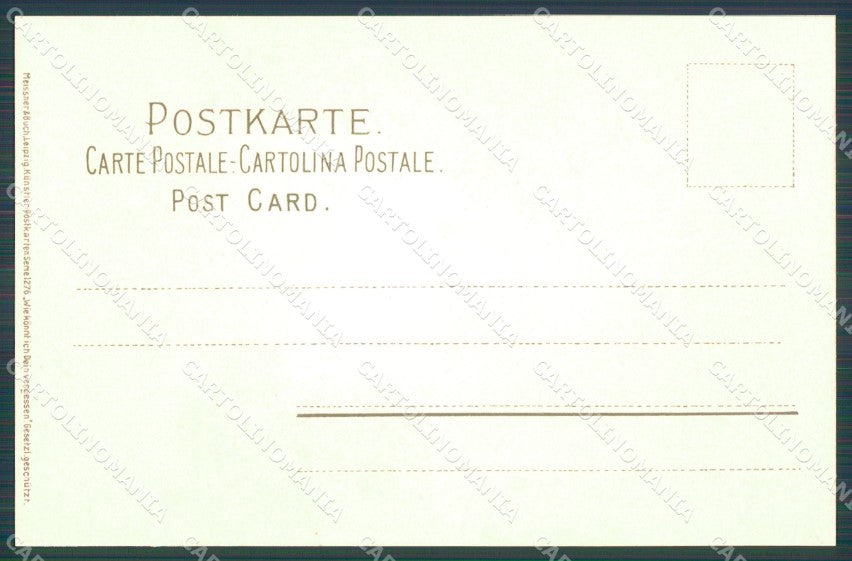 Meissner & Buch Serie 1276 Landscape Art Nouveau cartolina postcard MT7570 – retro