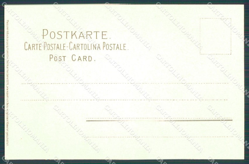 Meissner & Buch Serie 1276 Landscape Art Nouveau cartolina postcard MT7572 – retro