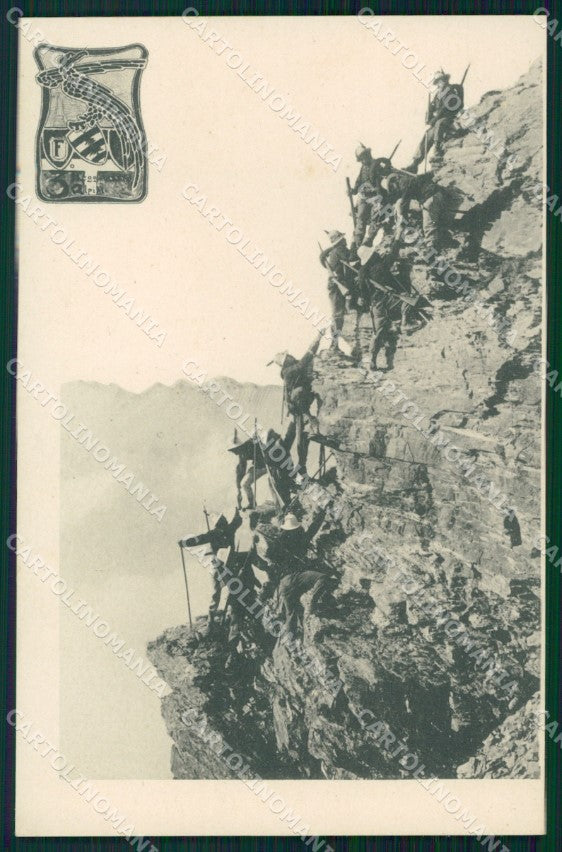 Militari Reggimentale Alpini III Reggimento cartolina MT8036 – fronte