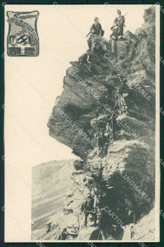 Militari Reggimentale Alpini III Reggimento cartolina MT8037 – fronte