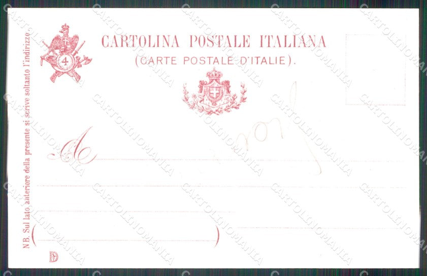 Militari Reggimentale Alpini IV Reggimento SCOLLATA cartolina MT8043 – retro