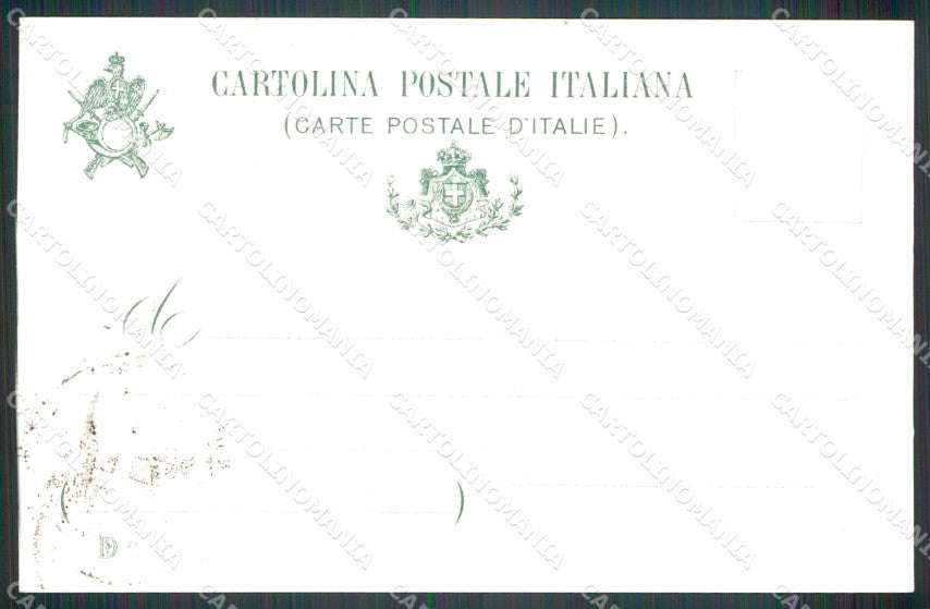 Militari Reggimentale Alpini II Reggimento cartolina MT8072 – retro