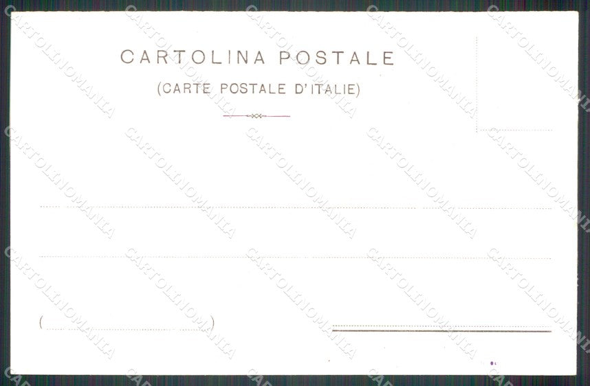 Militari Reggimentale Cavalleria Nizza cartolina MT8097 – retro