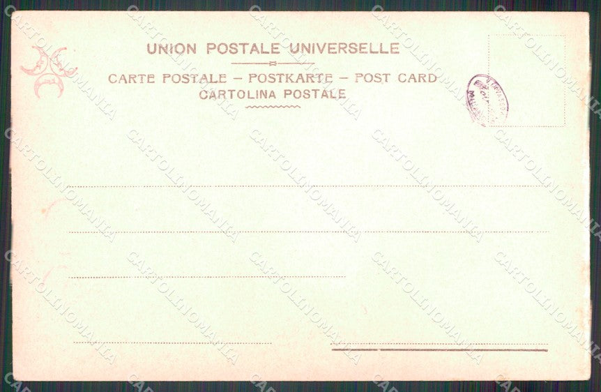 Militari Reggimentale Cavalleria Nizza cartolina MT8101 – retro