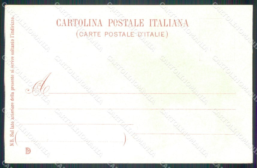 Militari Reggimentale Cavalleria Savoia Cavallo cartolina MT8112 – retro