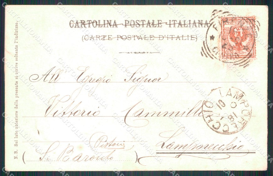 Militari Cavalleria Dragoni di Piemonte Lancieri di Novara cartolina MT8123 – retro