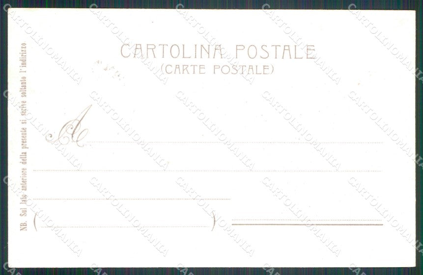 Militari Reggimentale Cavalleria Lancieri Vittorio Emanuele II cartolina MT8136 – retro