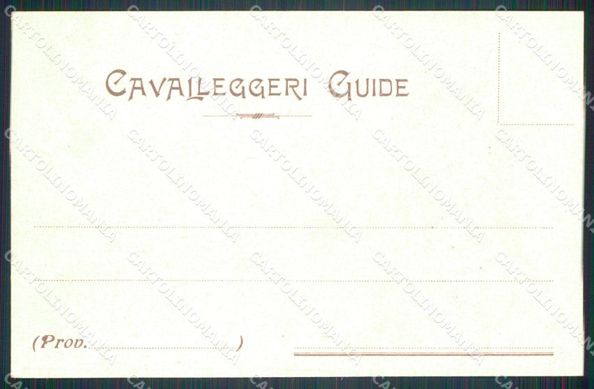 Militari Reggimentale Cavalleggeri Guide Monzambano cartolina MT8157 – retro
