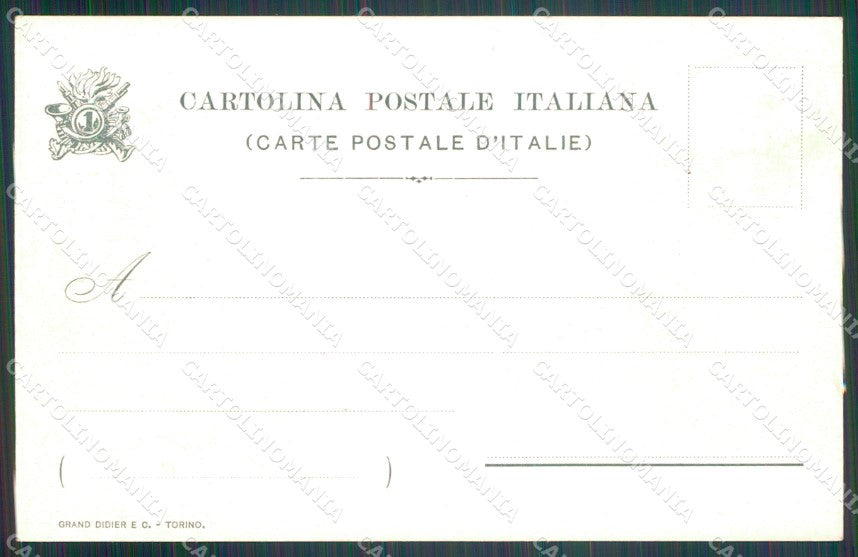 Militari Reggimentale Bersaglieri I Reggimento Palestro cartolina MT8196 – retro
