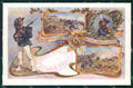 Militari Bersaglieri V Reggimento Mola Gaeta Ancona cartolina MT8203 – fronte