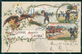 Militari Bersaglieri VI XIII XIX Battaglione VI Reggimento cartolina MT8205 – fronte