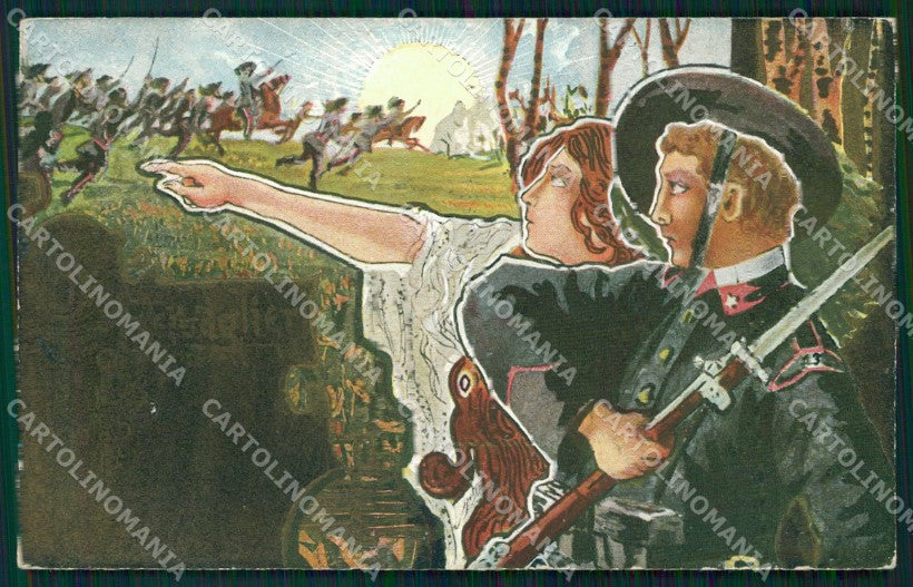 Militari Reggimentale Bersaglieri VI Reggimento cartolina MT8210 – fronte