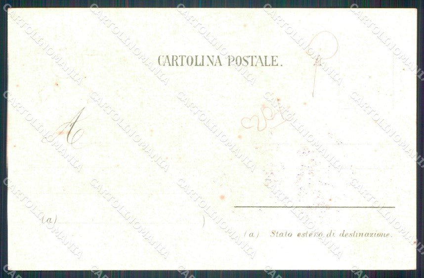 Militari Reggimentale Bersaglieri VII Battaglione Palestro FORO cartolina MT8235 – retro