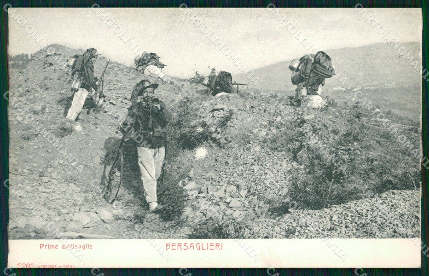 Militari Bersaglieri Alterocca 3263 cartolina MT8250 – fronte