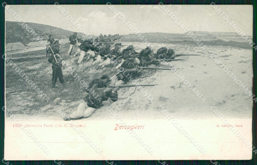 Militari Bersaglieri Alterocca 1428 cartolina MT8251 – fronte