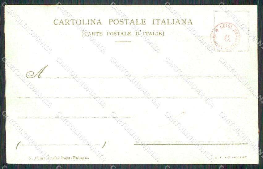 Militari Sanità VI Compagnia Bologna cartolina MT8266 – retro