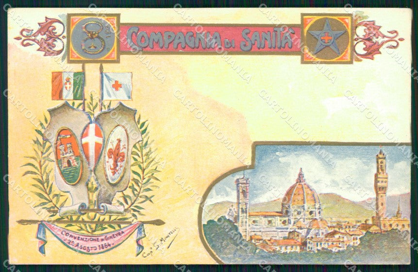 Militari Sanità VIII Compagnia Firenze cartolina MT8267 – fronte
