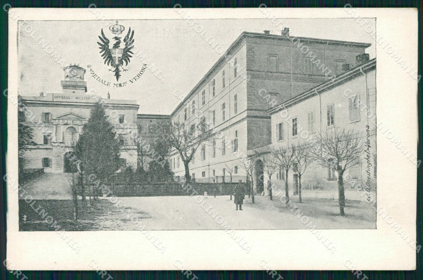 Militari Sanità Ospedale Militare di Verona cartolina MT8272 – fronte
