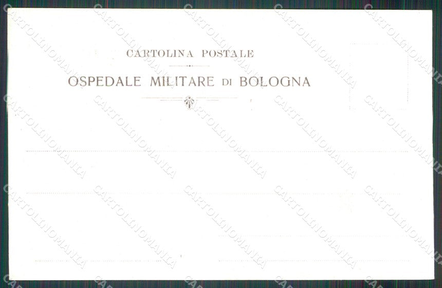 Militari Sanità Ospedale Militare Bologna cartolina MT8273 – retro