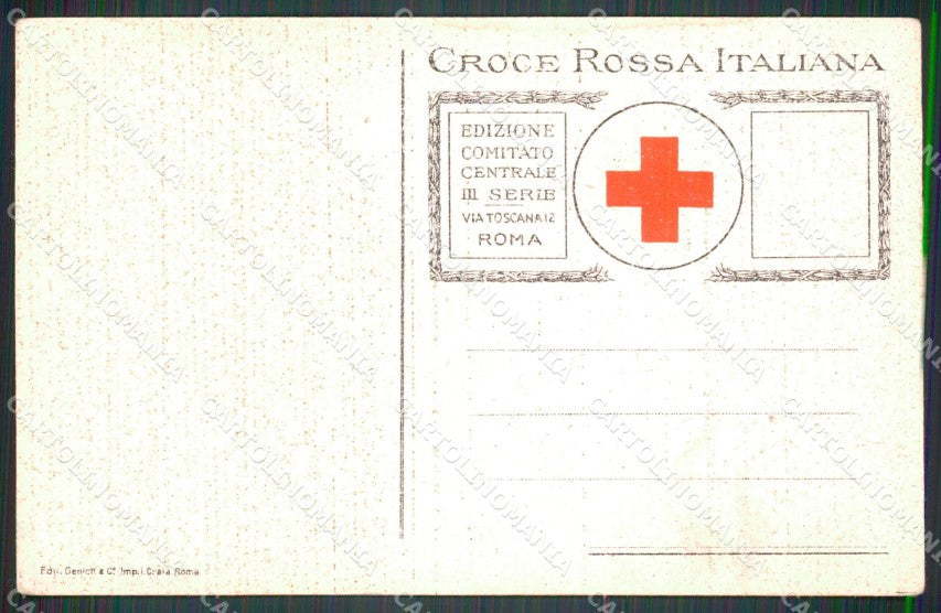 Militari Sanità Croce Rossa Fratture cartolina MT8289 – retro