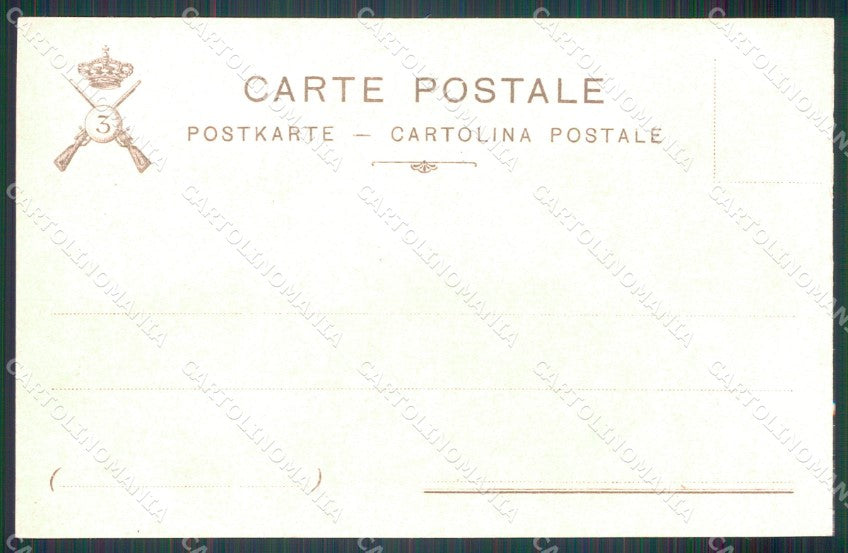 Militari Fanteria III Reggimento Cenni cartolina MT8318 – retro