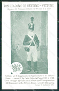 Militari Fanteria III Reggimento Settimo Vittone cartolina MT8320 – fronte