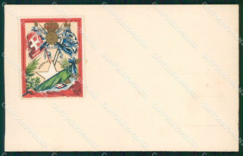 Militari Fanteria V Reggimento cartolina MT8330 – fronte