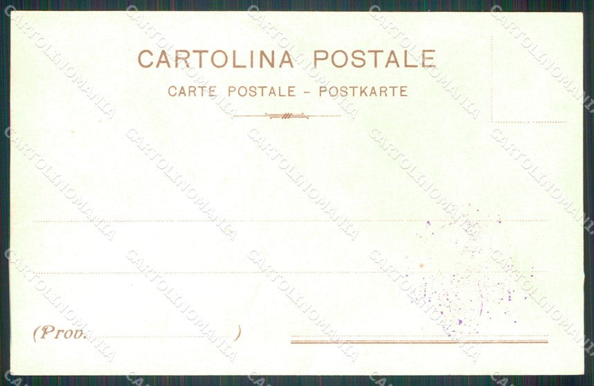Militari Fanteria V Reggimento Cenni cartolina MT8331 – retro