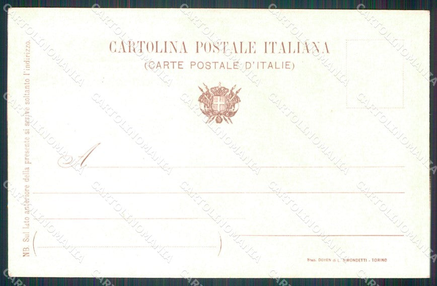 Militari Fanteria VI Reggimento Battaglia San Martino cartolina MT8334 – retro