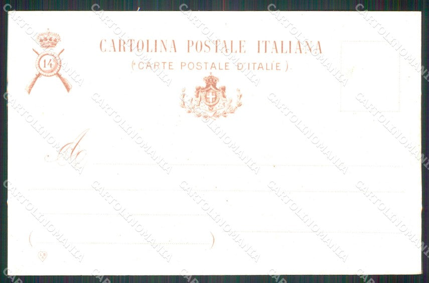 Militari Fanteria XIV Reggimento Peschiera Novara cartolina MT8368 – retro