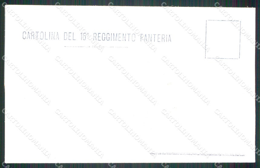 Militari Fanteria XVI Reggimento Brigata Savoia cartolina MT8372 – retro