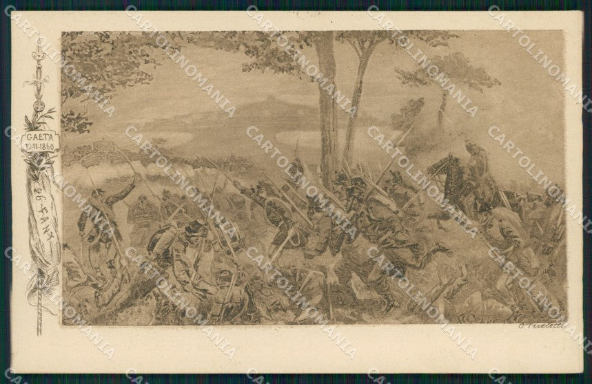 Militari Fanteria 26º Reggimento Gaeta Cenni cartolina MT8402 – fronte