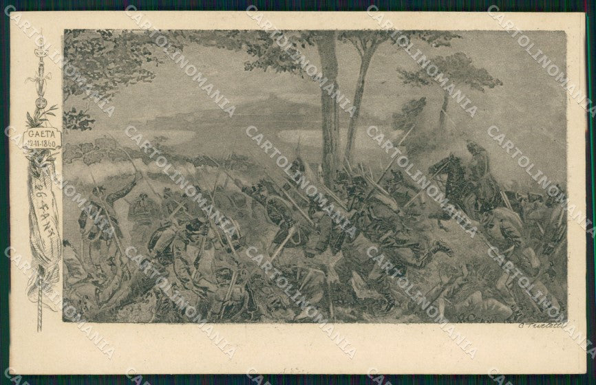 Militari Fanteria 26º Reggimento Gaeta Cenni cartolina MT8403 – fronte