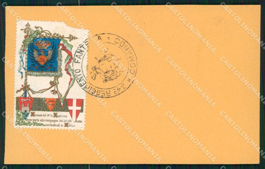 Militari Fanteria 34 Reggimento Brigata Livorno cartolina MT8440 – fronte