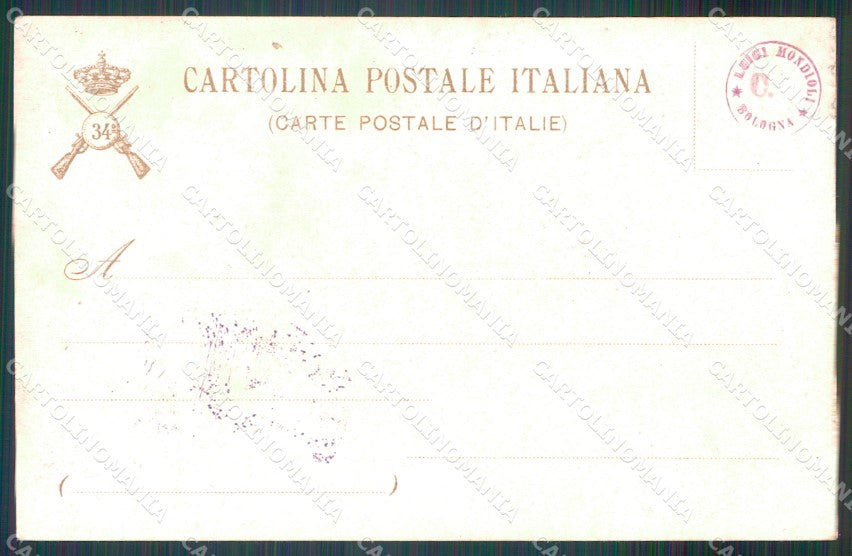 Militari Fanteria 34 Reggimento Brigata Livorno Volontari cartolina MT8442 – retro