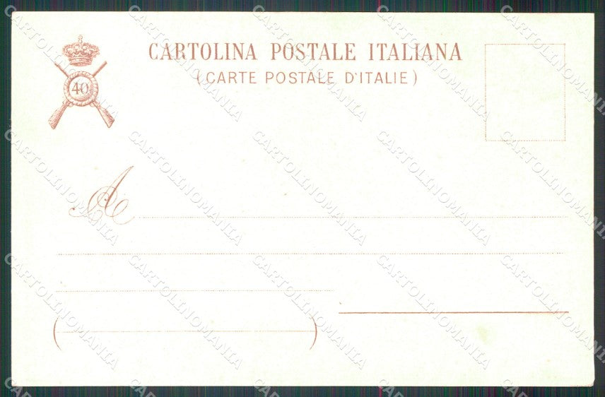 Militari Fanteria 40 Reggimento Monte Pelago cartolina MT8458 – retro