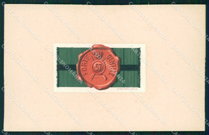 Militari Fanteria 57 Reggimento cartolina MT8498 – fronte