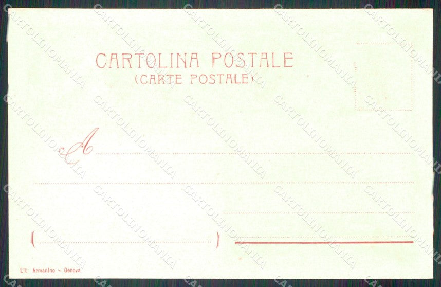 Militari Fanteria 58 Reggimento Brigata Abruzzi Teramo Spartito cartolina MT8503 – retro