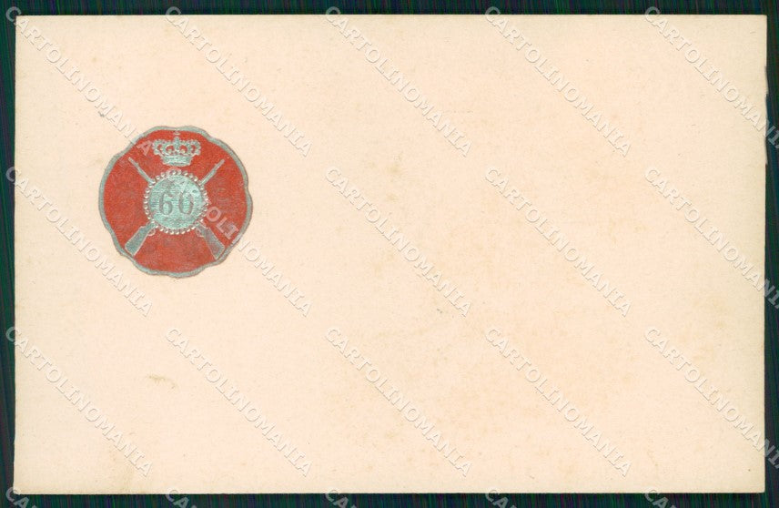 Militari Fanteria 60 Reggimento cartolina MT8507 – fronte