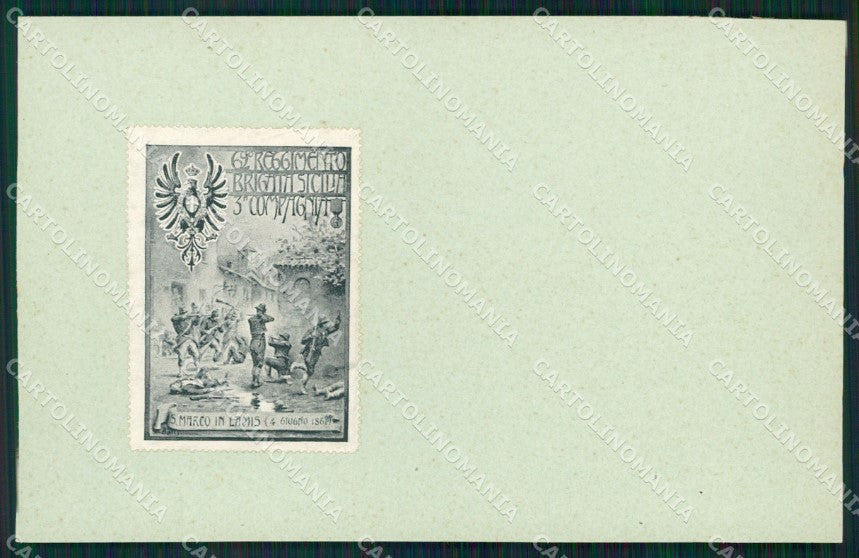 Militari Fanteria 62 Reggimento Brigata Sicilia San Marco Lamis cartolina MT8521 – fronte