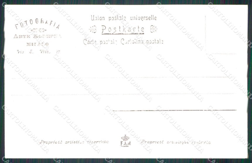 Militari Fanteria 66 Reggimento Valtellina Savoia Milano cartolina MT8537 – retro