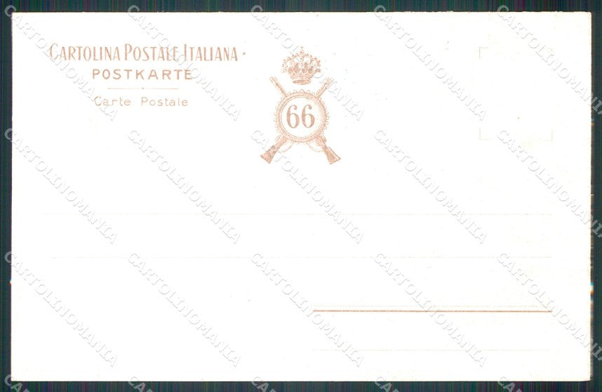 Militari Fanteria 66 Reggimento Santa Lucia del Tione cartolina MT8538 – retro